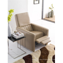 Echtes Leder Chaise Leder Sofa Elektrisch Verstellbares Sofa (776)
